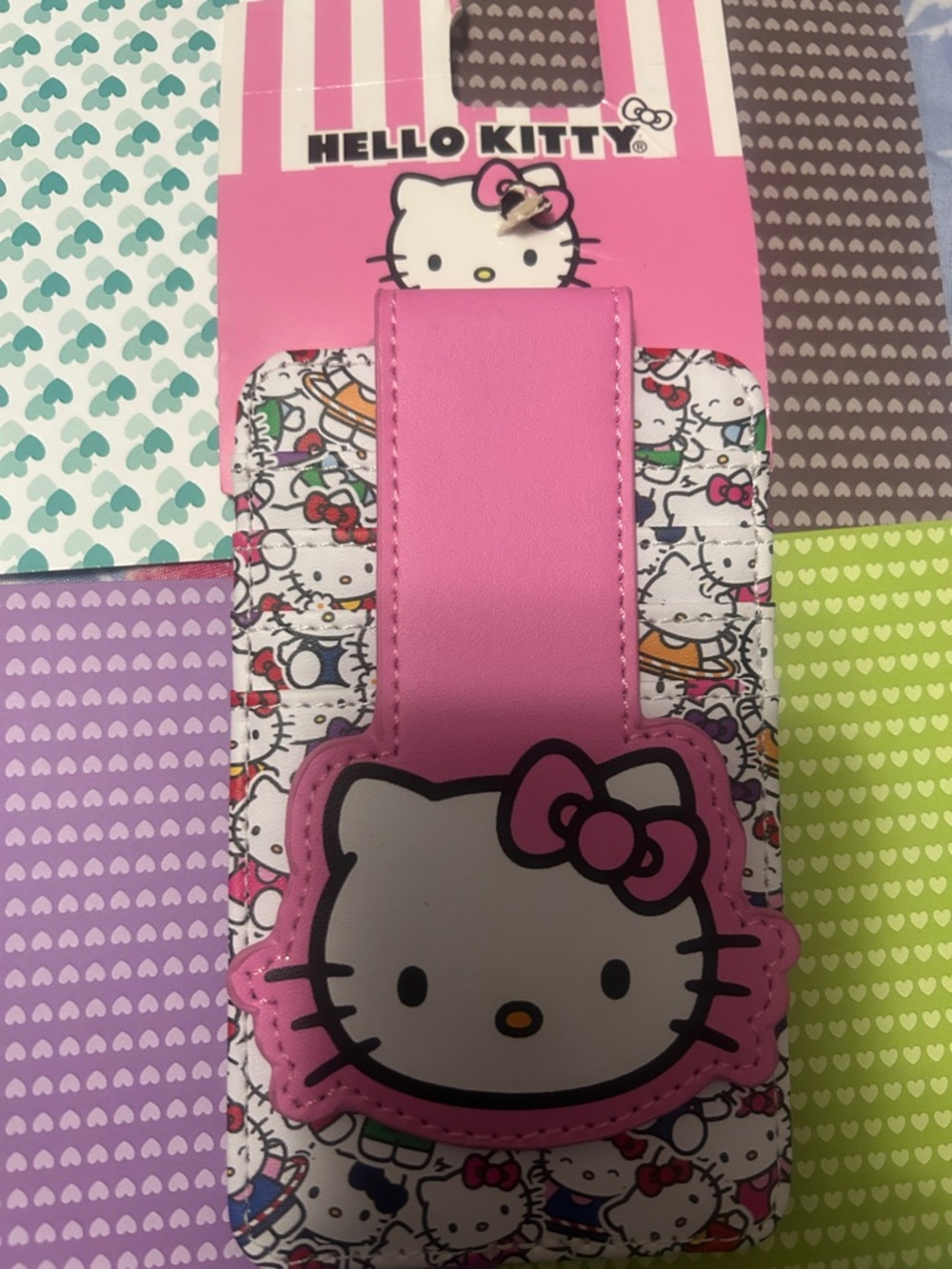 Hello Kitty Pink and White Kids Phone Pouch